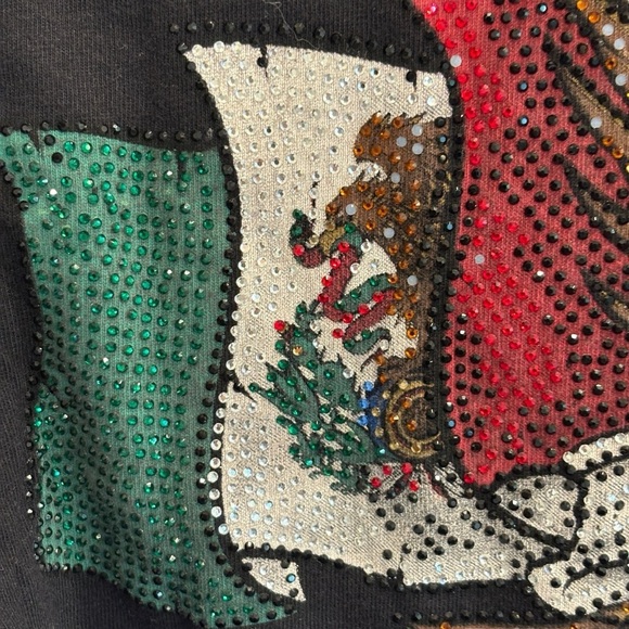 Affliction Black Label Men's Bonded by Pride Rhinestone T-Shirt Size Small - Picture 13 of 14